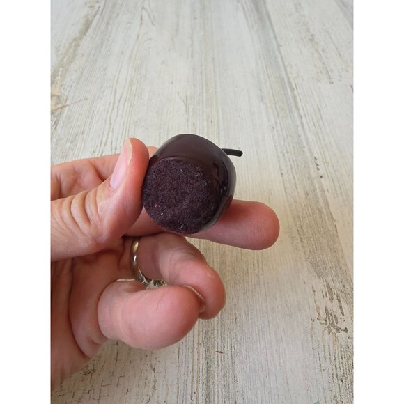 hulet vintage Realistic chocolate covered cherry figurine statue signed - Picture 7 of 7